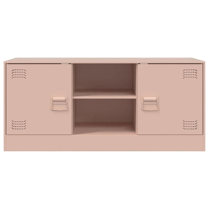 TV Cabinet Pink 99x39x44 cm Steel