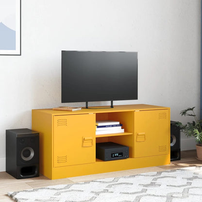 TV Cabinet Mustard Yellow 99x39x44 cm Steel