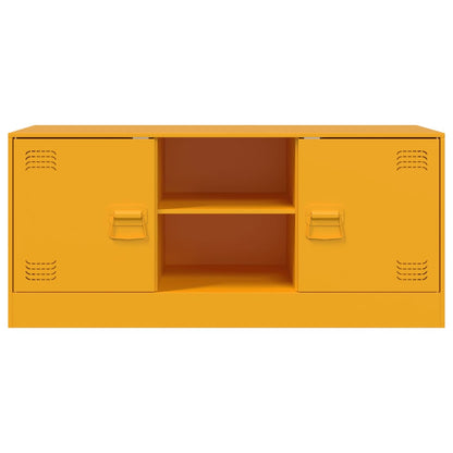 TV Cabinet Mustard Yellow 99x39x44 cm Steel