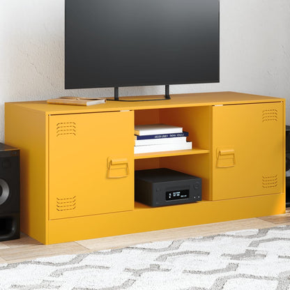 TV Cabinet Mustard Yellow 99x39x44 cm Steel