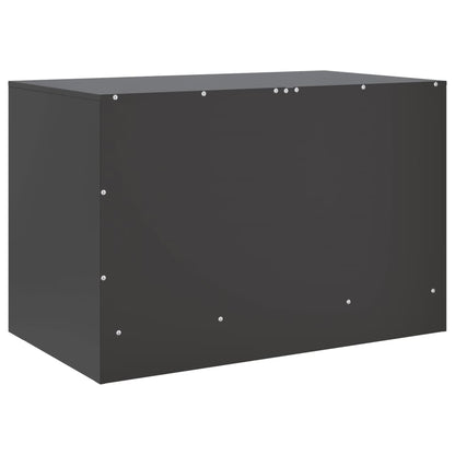 TV Cabinet Black 67x39x44 cm Steel