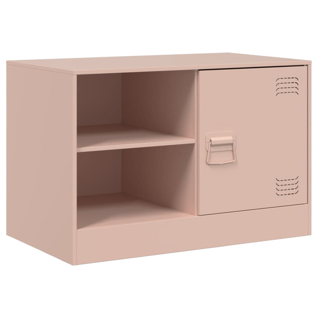 TV Cabinet Pink 67x39x44 cm Steel