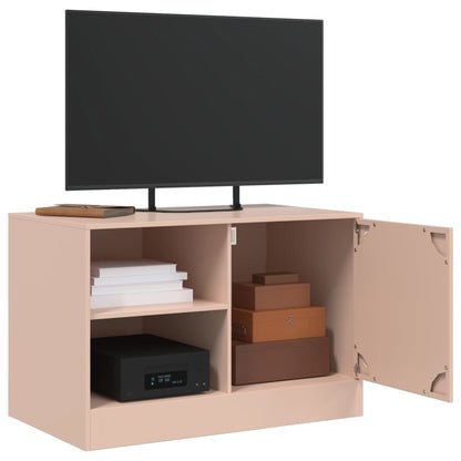 TV Cabinet Pink 67x39x44 cm Steel