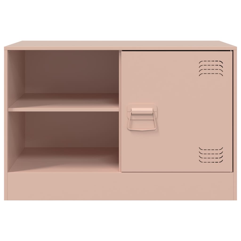 TV Cabinet Pink 67x39x44 cm Steel