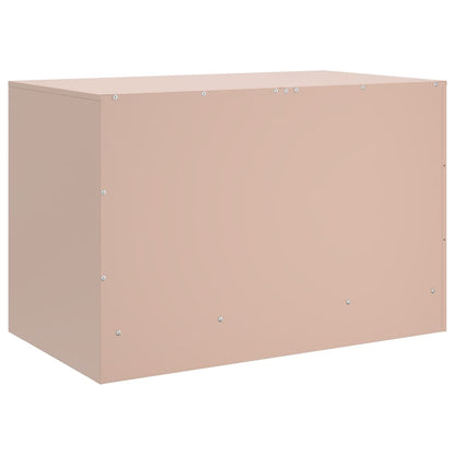 TV Cabinet Pink 67x39x44 cm Steel