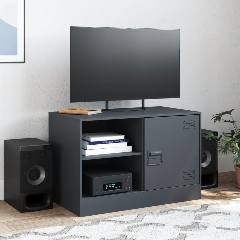 TV Cabinet Anthracite 67x39x44 cm Steel