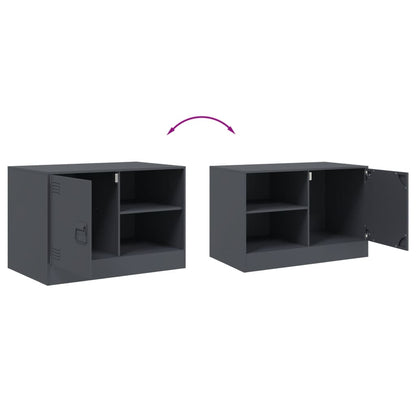 TV Cabinet Anthracite 67x39x44 cm Steel