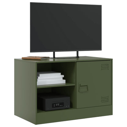 TV Cabinet Olive Green 67x39x44 cm Steel