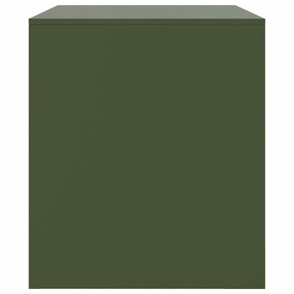 TV Cabinet Olive Green 67x39x44 cm Steel