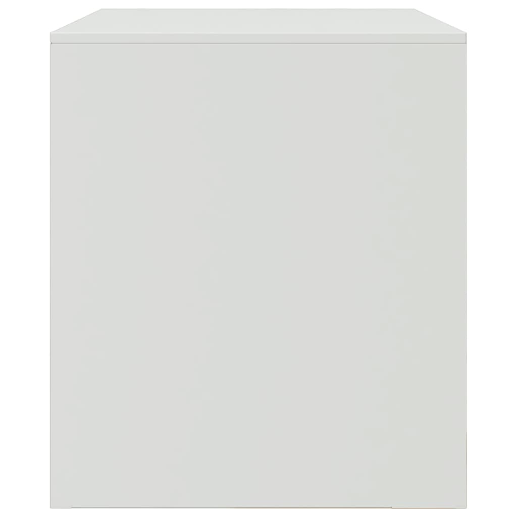 TV Cabinet White 67x39x44 cm Steel