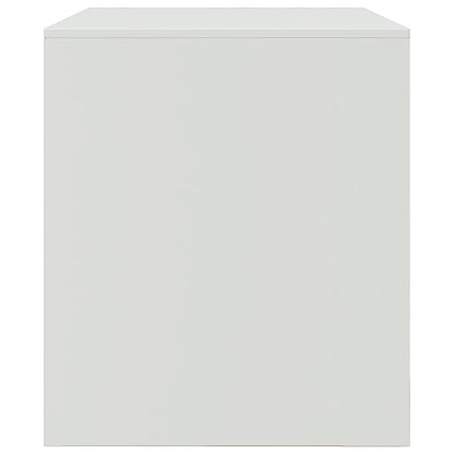 TV Cabinet White 67x39x44 cm Steel