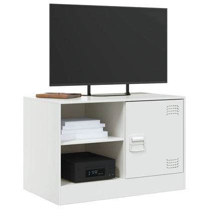 TV Cabinets 2 pcs White 67x39x44 cm Steel