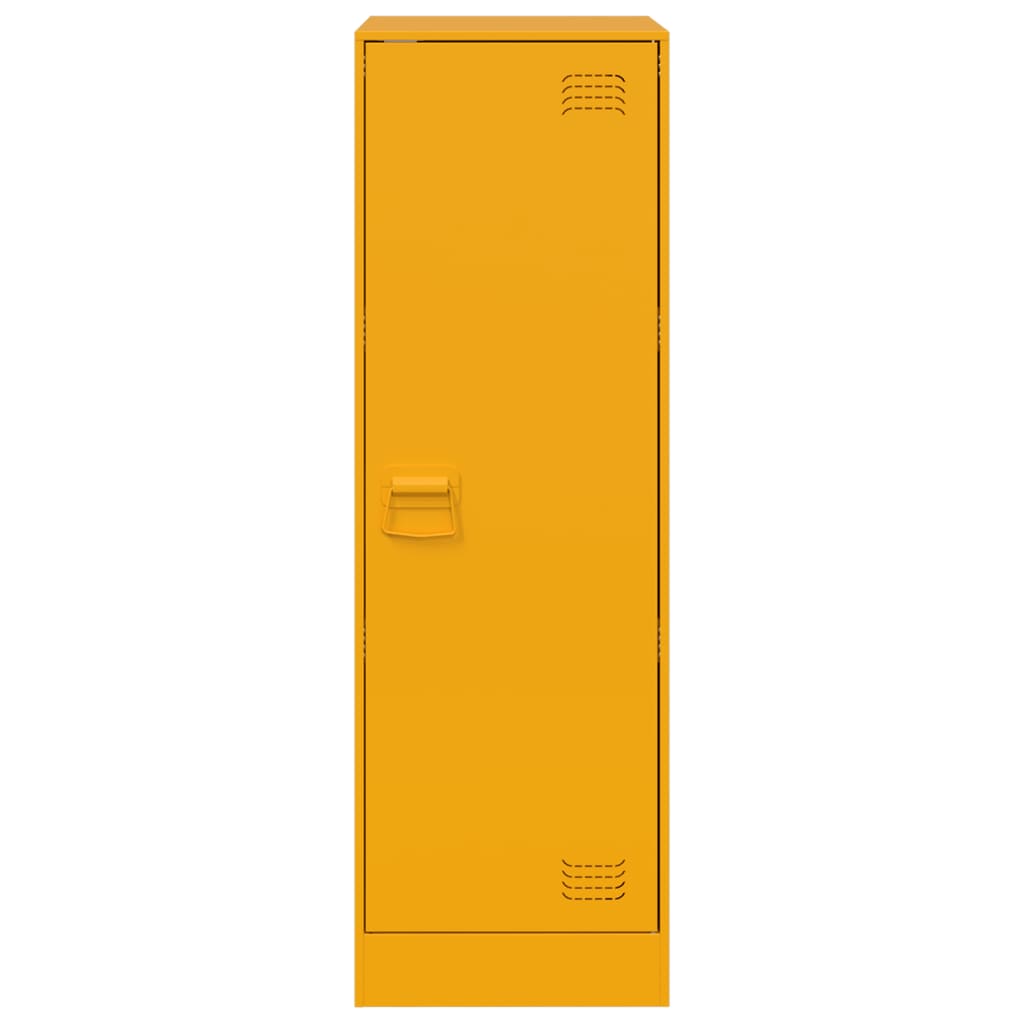 Sideboard Mustard Yellow 34.5x39x107 cm Steel