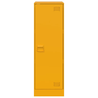 Sideboard Mustard Yellow 34.5x39x107 cm Steel