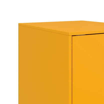 Sideboard Mustard Yellow 34.5x39x107 cm Steel