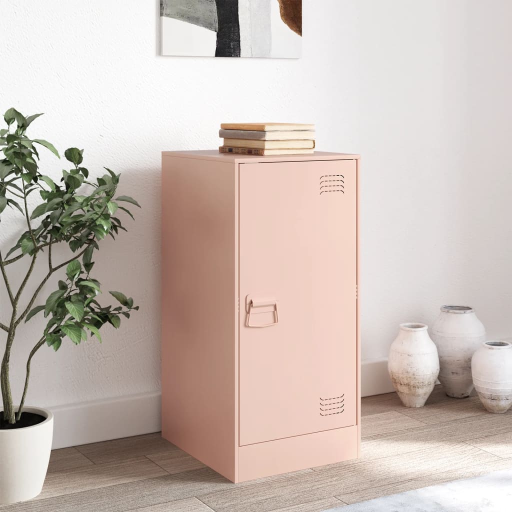 Sideboard Pink 34.5x39x73 cm Steel