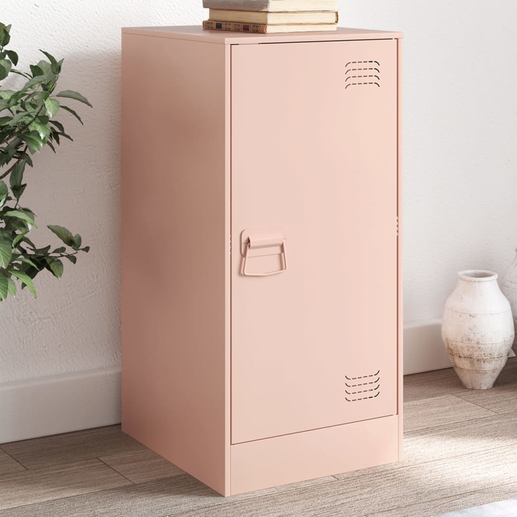 Sideboard Pink 34.5x39x73 cm Steel