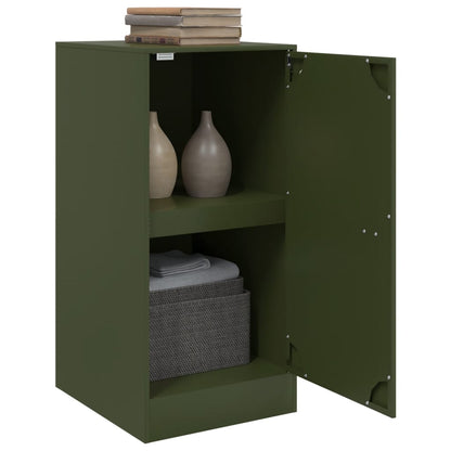 Sideboard Olive Green 34.5x39x73 cm Steel