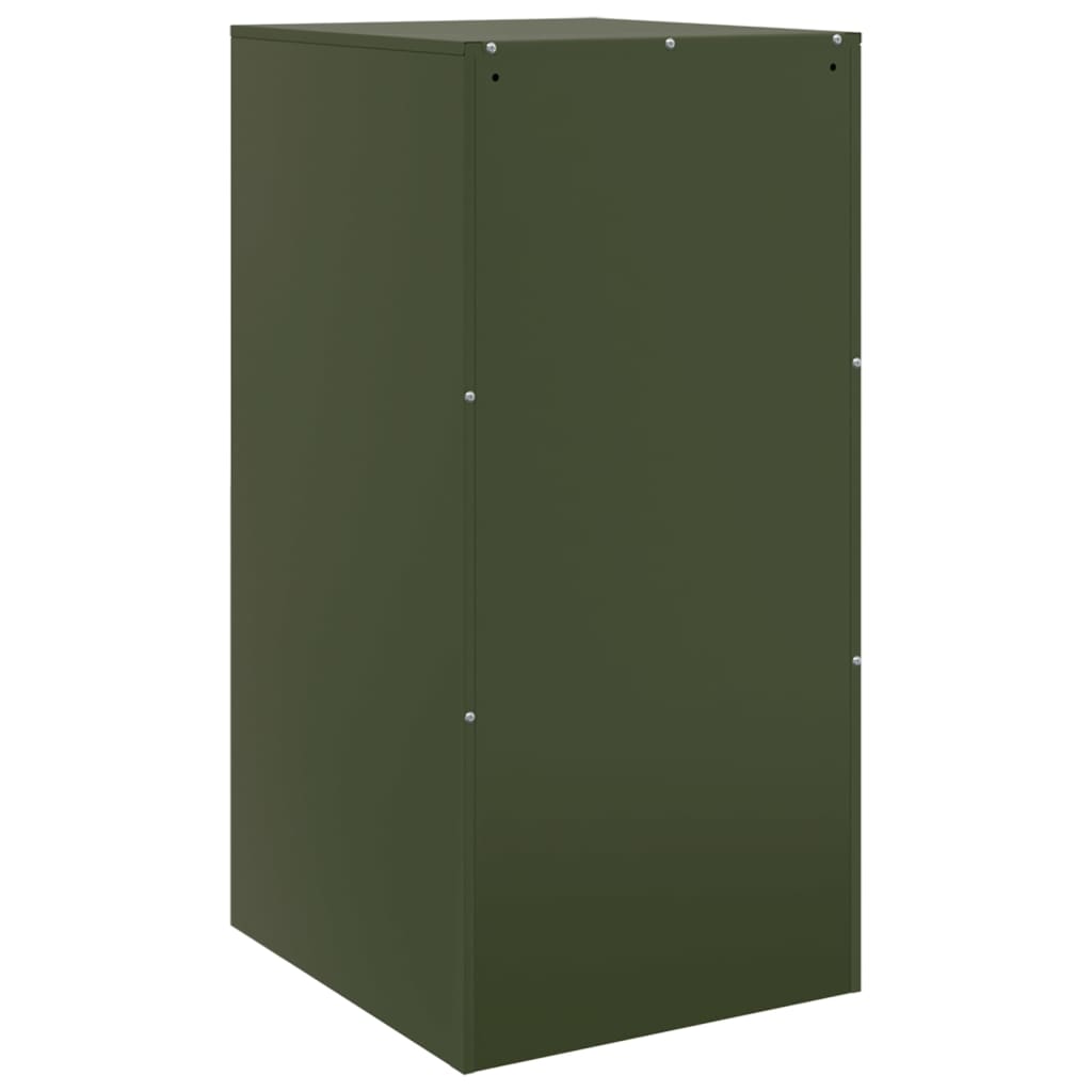 Sideboard Olive Green 34.5x39x73 cm Steel