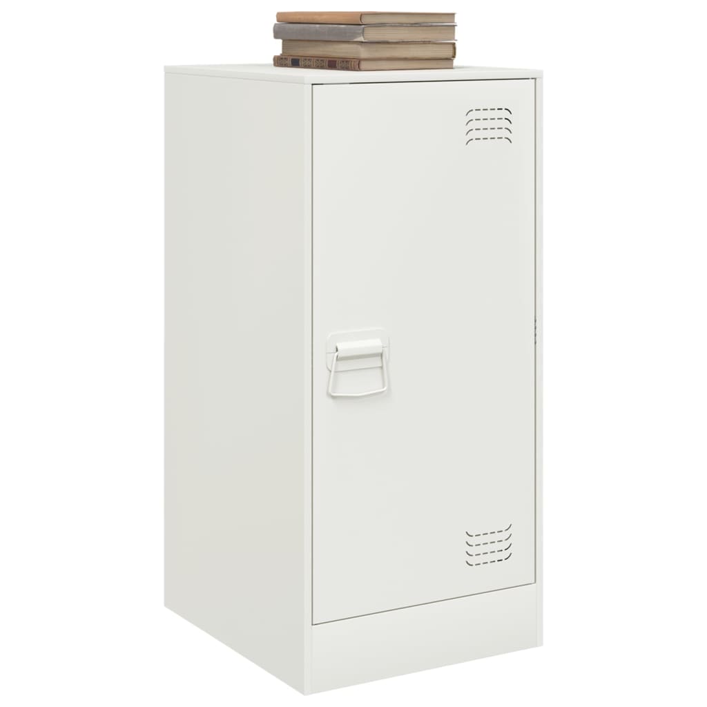 Sideboard White 34.5x39x73 cm Steel