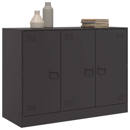 Sideboard Black 99x39x73 cm Steel