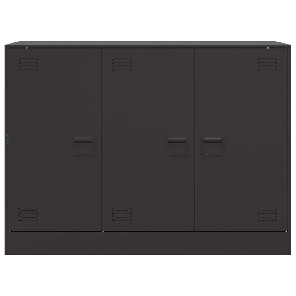 Sideboard Black 99x39x73 cm Steel