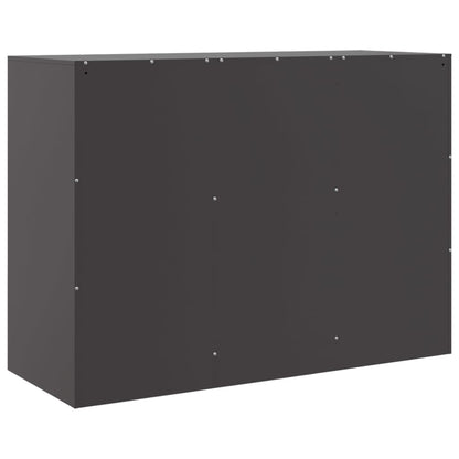 Sideboard Black 99x39x73 cm Steel