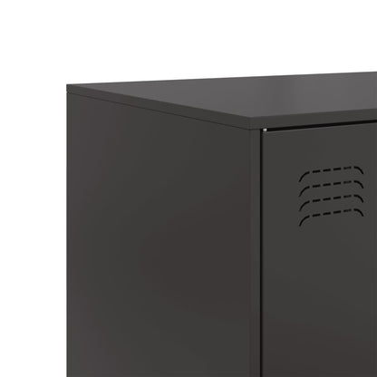 Sideboard Black 99x39x73 cm Steel