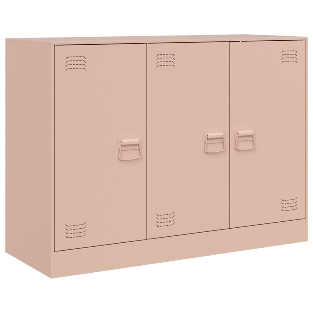 Sideboard Pink 99x39x73 cm Steel