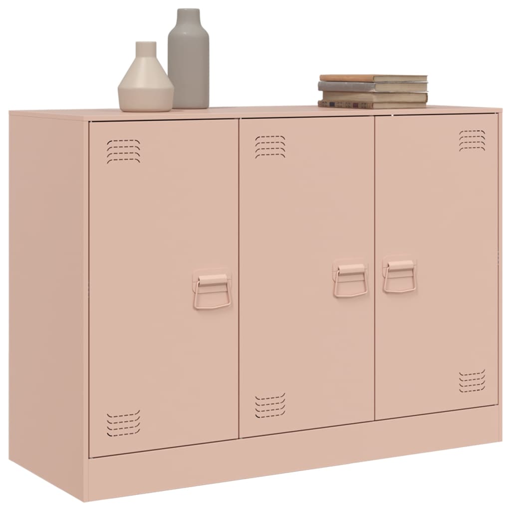 Sideboard Pink 99x39x73 cm Steel