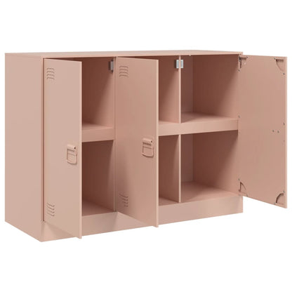 Sideboard Pink 99x39x73 cm Steel