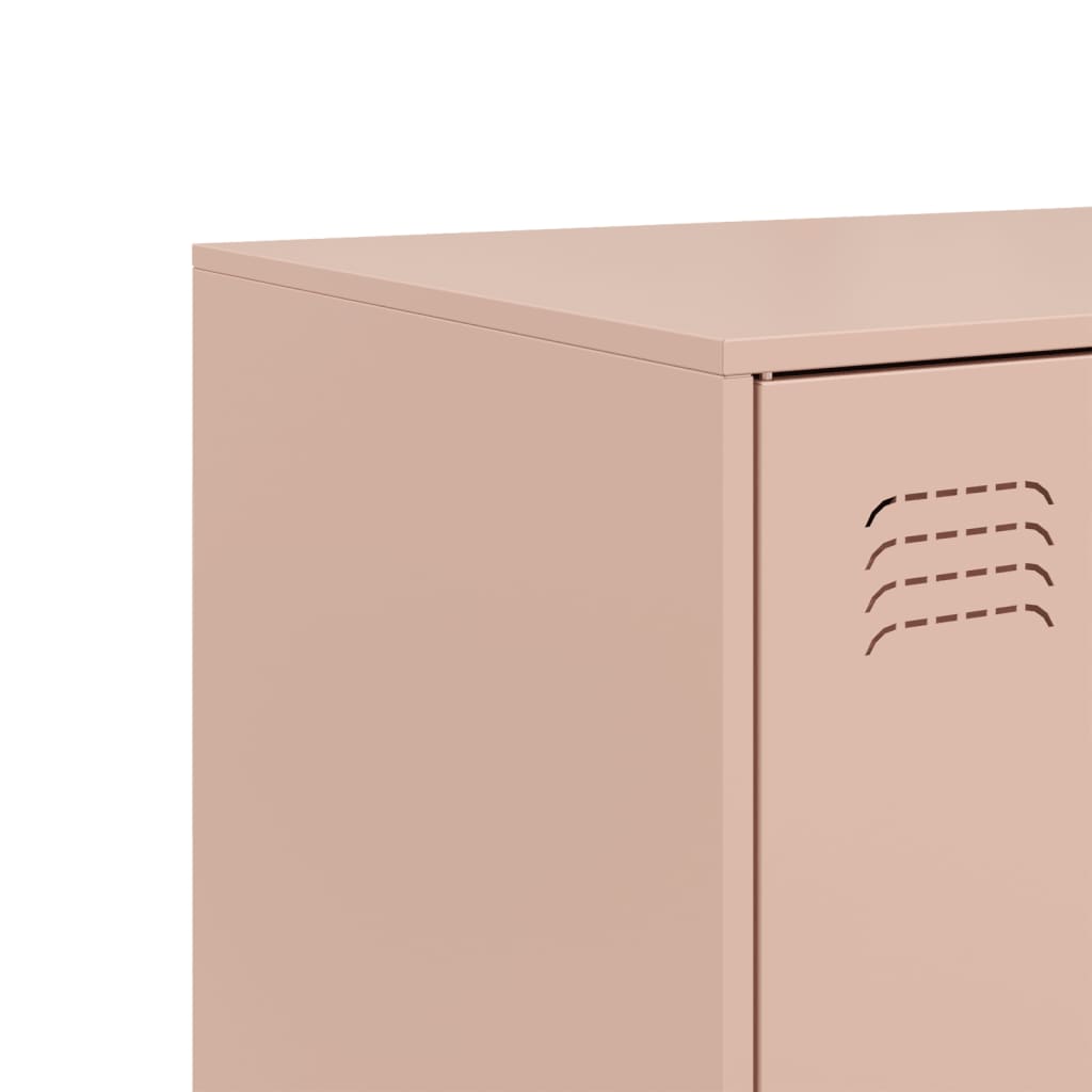 Sideboard Pink 99x39x73 cm Steel