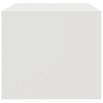 Coffee Table White 67x50x44 cm Steel