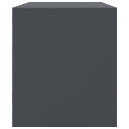 TV Cabinet Anthracite 99x39x44 cm Steel