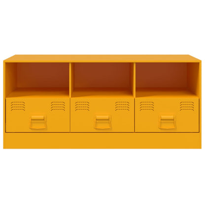 TV Cabinet Mustard Yellow 99x39x44 cm Steel