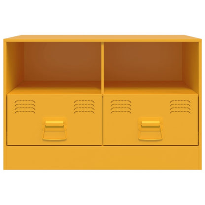 TV Cabinet Mustard Yellow 67x39x44 cm Steel