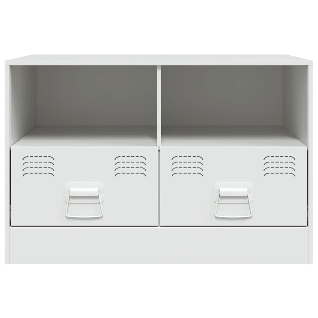 TV Cabinet White 67x39x44 cm Steel