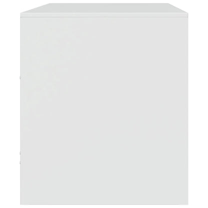 TV Cabinet White 67x39x44 cm Steel