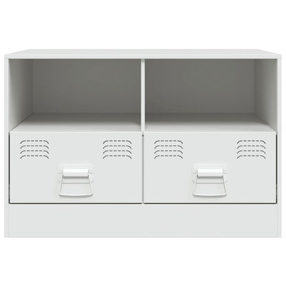 TV Cabinets 2 pcs White 67x39x44 cm Steel