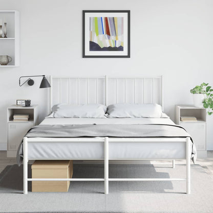 Bedside Cabinets 2 pcs White 34.5x39x62 cm Steel