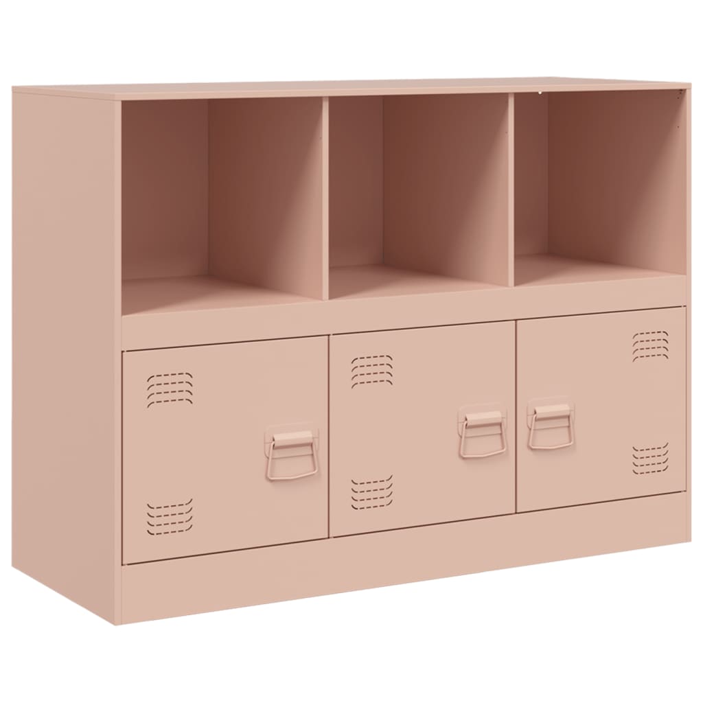 Sideboard Pink 99x39x73 cm Steel