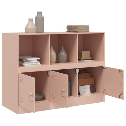 Sideboard Pink 99x39x73 cm Steel