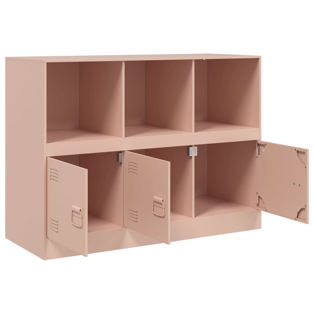 Sideboard Pink 99x39x73 cm Steel