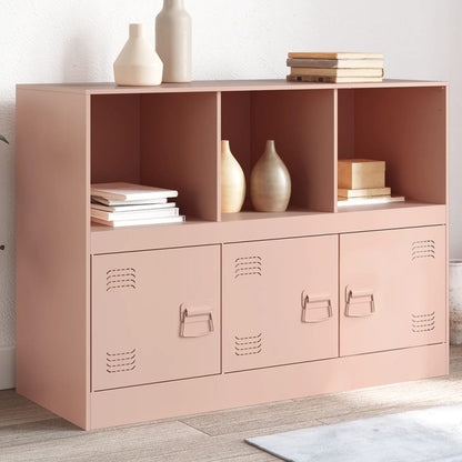 Sideboard Pink 99x39x73 cm Steel