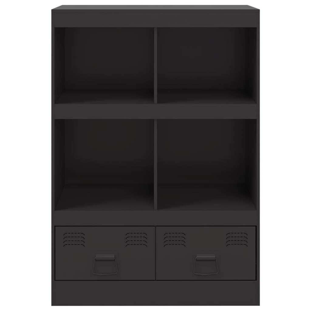 Highboard Black 67x39x95 cm Steel