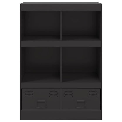 Highboard Black 67x39x95 cm Steel