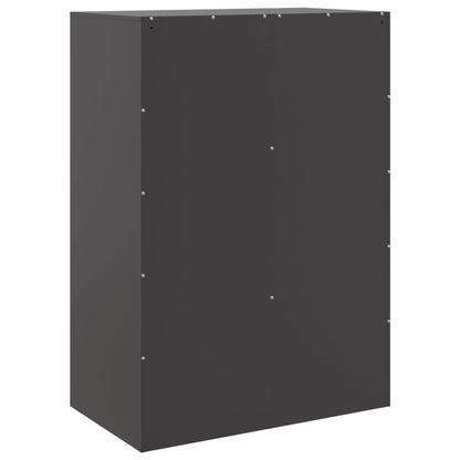 Highboard Black 67x39x95 cm Steel