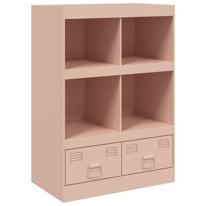 Highboard Pink 67x39x95 cm Steel