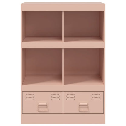 Highboard Pink 67x39x95 cm Steel