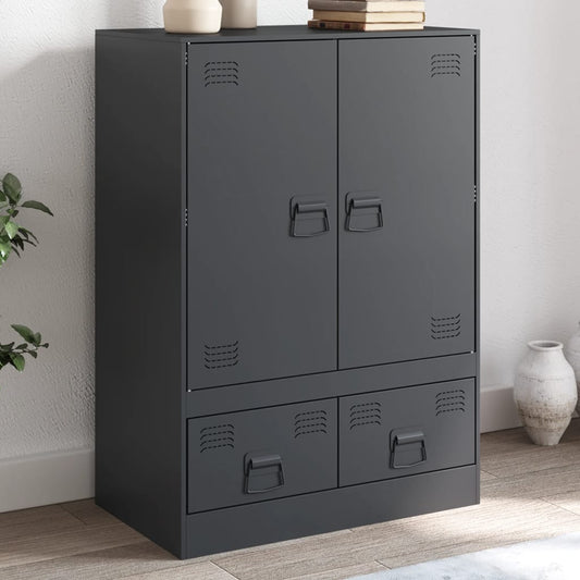 Highboard Anthracite 67x39x95 cm Steel